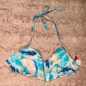 Size L multi-colored swimsuit top